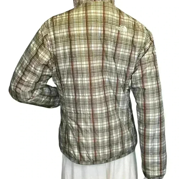 The Nortth Face Woman’s Brown Plaid Milletan Insulated Jacket She Size Medium. - Picture 4 of 11